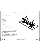 Preview for 3 page of THIS END UP FURNITURE Classic Small Dining Room Table Assembly Instructions