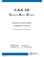 Thitronik C.A.S. III Operating Instructions And Installation Manual предпросмотр