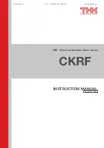 THK CKRF Instruction Manual preview