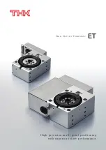 THK ET20 Series Manual preview