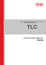 THK TLC Series Instruction Manual preview