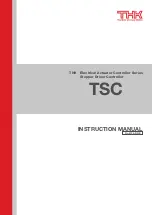 Предварительный просмотр 1 страницы THK TSC Series Instruction Manual