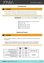 Preview for 12 page of THM Carbones Clavicula XC Instruction Book