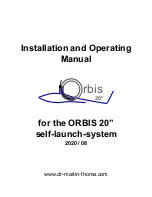 Thoma Modelltechnik ORBIS 20'' Installation And Operating Manual preview