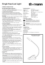 Preview for 1 page of thomann 463 239 Instructions For Use