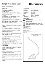 Preview for 3 page of thomann 463 239 Instructions For Use