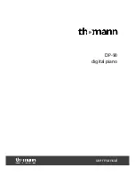 Предварительный просмотр 1 страницы thomann DP-90 User Manual