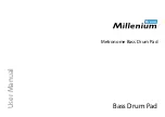 Preview for 1 page of thomann Millenium Metronome Bass Drum Pad User Manual