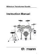 Preview for 1 page of thomann Millenium Transformer Bundle Instruction Manual