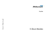 Preview for 1 page of thomann Millennium Drums Rookie User Manual