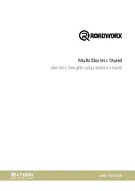 thomann Roadworx Multi Electric Stand User Manual preview