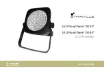 thomann Stairville LED Flood Panel 150 20 Degrees User Manual preview