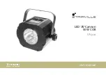 Предварительный просмотр 1 страницы thomann STAIRVILLE LED UV-Cannon 50 W COB User Manual