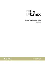 Preview for 1 page of thomann t.mix Rackmix 821 FX User Manual