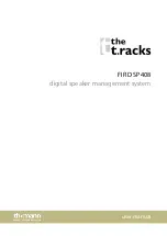 Предварительный просмотр 1 страницы thomann t.racks FIR DSP 408 User Manual