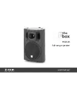 Предварительный просмотр 1 страницы thomann the box PA202A User Manual