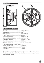 Предварительный просмотр 3 страницы thomann the box speaker 18-500/8-A Owner'S Manual