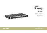 thomann the t.amp D4-500 User Manual preview