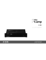 thomann the t.ampt E-800 User Manual предпросмотр