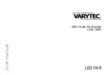 Предварительный просмотр 1 страницы thomann Varytec LED Studio Par Rookie COB 100W User Manual