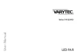 Preview for 1 page of thomann Varytec Sidus X4 QUAD User Manual