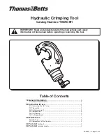 Thomas & Betts COLOR-KEYED TBM14RH Quick Start Manual preview