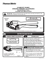 Предварительный просмотр 1 страницы Thomas & Betts Comfort Crimp ERG2002 Instructions For Use