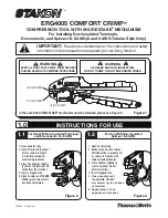 Thomas & Betts Stakon COMFORT CRIMP ERG4005 Quick Start Manual preview