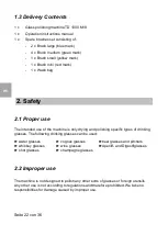 Preview for 22 page of THOMAS DÖRR TD 1000 M18 Operating Instructions Manual