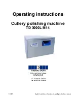 Preview for 1 page of THOMAS DÖRR TD 3000L M14 Operating Instructions Manual