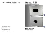 Thomas Dudley Wave S1 Installation Instructions preview