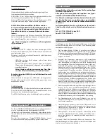 Preview for 14 page of Thomas Hygiene Plus T2 Instructions For Use Manual