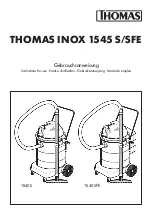 Thomas INOX 1545 S Instructions For Use Manual предпросмотр