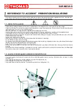 Preview for 4 page of Thomas SAR 460 SA G DIGIT Use And Maintenance Manual