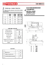 Preview for 6 page of Thomas SAR 460 SA G DIGIT Use And Maintenance Manual