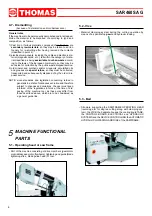 Preview for 8 page of Thomas SAR 460 SA G DIGIT Use And Maintenance Manual