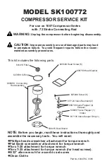 Preview for 1 page of Thomas SK100772 Instructions Manual