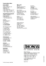 Thomas SUPER 30 S AQUAFILTER Instructions For Use Manual предпросмотр