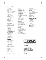 Preview for 46 page of Thomas VAPORO TROLLEY Instructions For Use Manual