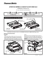 Preview for 1 page of Thomas&Betts AFM-FAS Series Installation Instructions