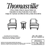 Thomasville 1763-7704B-48 Assembly And Care Instructions preview