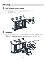 Preview for 9 page of Thomasville Amherst THMSVL48AVB Use And Care Manual