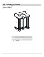 Preview for 5 page of Thomasville Bradford THMSVL30FVJ Use And Care Manual