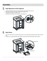 Preview for 8 page of Thomasville Bradford THMSVL30FVJ Use And Care Manual