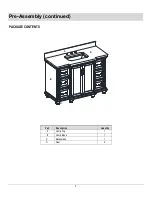 Предварительный просмотр 5 страницы Thomasville Ellamar THMSVL48CVDG Use And Care Manual