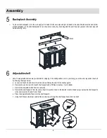 Предварительный просмотр 8 страницы Thomasville Ellamar THMSVL48CVDG Use And Care Manual