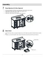 Предварительный просмотр 9 страницы Thomasville Ellamar THMSVL48CVDG Use And Care Manual