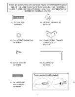 Предварительный просмотр 5 страницы Thomasville MARKETPLACE 3478-817 Assembly Instructions Manual