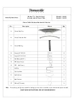 Preview for 5 page of Thomasville Messina 523125 Assembly Instructions Manual