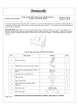 Preview for 8 page of Thomasville Messina 523125 Assembly Instructions Manual